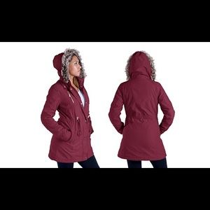 Lee Han Ton-Hooded Trench Womens X-Large
